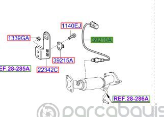 Kıa sportage oksıjen sensörü orjınal 392102B355