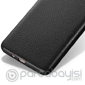 Xiaomi Redmi Note 5 Deri Dokulu Premium Fit Soft Silikon Kılıf