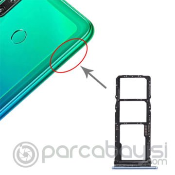 Huawei P40 Lite  Sim Hafıza Kart Kapağı Tutucu