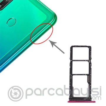 Huawei P40 Lite  Sim Hafıza Kart Kapağı Tutucu