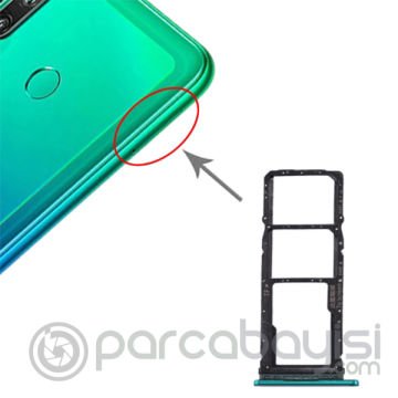 Huawei P40 Lite  Sim Hafıza Kart Kapağı Tutucu