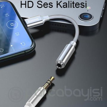 Baseus L3 iPhone İçin 3.5mm Kulaklık Ses Adaptörü