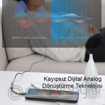 Baseus L3 iPhone İçin 3.5mm Kulaklık Ses Adaptörü