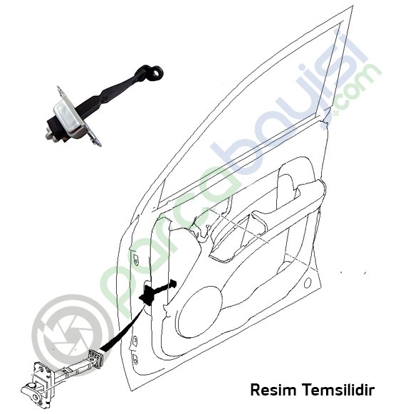 Kia Cerato Arka Kapı Açma Gergisi Orjinal 2012-2018 | 79490A7000
