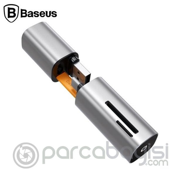 Baseus Mini-Cabin 2in1 Usb Type-C Usb 3.0 Hafıza Kart Okuyucu