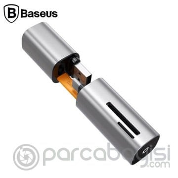 Baseus Mini-Cabin 2in1 Usb Type-C Usb 3.0 Hafıza Kart Okuyucu