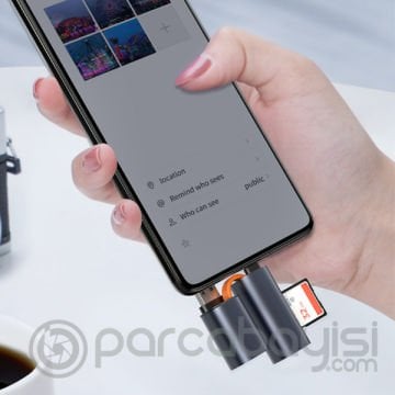 Baseus Mini-Cabin 2in1 Usb Type-C Usb 3.0 Hafıza Kart Okuyucu