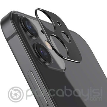 İPhone 12 3D Metal Kamera Koruyucu Metal Lens