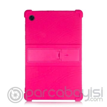 Ally SM Galaxy Tab A8 2021 10.5 (X200-X205) Kılıf Standlı Silikon Kılıf