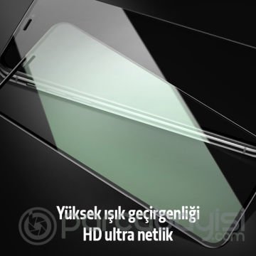 ALLY İPhone 11 -XR Anti -Blue Green Light Göz Korumalı Tempered Full Ekran Koruyucu