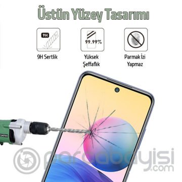 Xiaomi Redmi Note 10 Full Glue Full Kaplama Tempered Cam Ekran Koruyucu