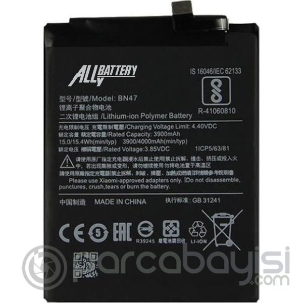 Xiaomi Mi A2 Lite  Redmi 6,6 Pro Bn47 Pil Batarya