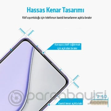 Xiaomi Redmi K40-K40 Pro-K40 Pro+-Mi 11i-Poco F3 Tempered  Cam Ekran Koruyucu