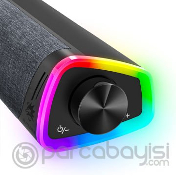BlitzWolf BW-GS2 RGB Renkli Işıklı Oyuncu Bilgisayar Hoparlörü
