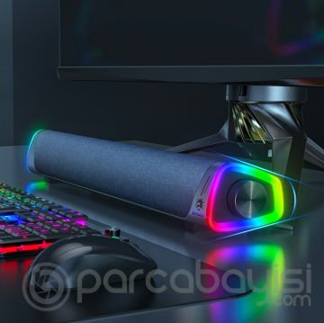 BlitzWolf BW-GS2 RGB Renkli Işıklı Oyuncu Bilgisayar Hoparlörü