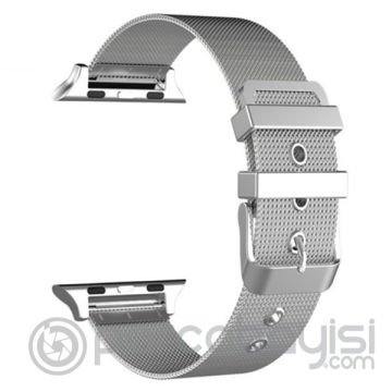 Ally Apple Watch 7-8 41mm 6-5-4 40mm Kayış Kordon Çelik Klasik Toka 3-2-1 38mm