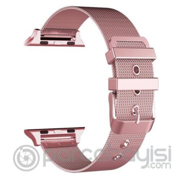 Ally Apple Watch 7-8 41mm 6-5-4 40mm Kayış Kordon Çelik Klasik Toka 3-2-1 38mm
