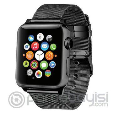 Ally Apple Watch 7-8 41mm 6-5-4 40mm Kayış Kordon Çelik Klasik Toka 3-2-1 38mm