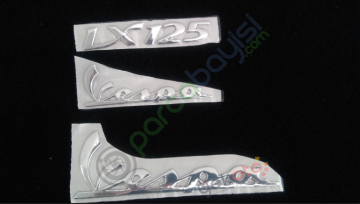 Vespa Lx125 Logo Sticker 3 Parça Sticker