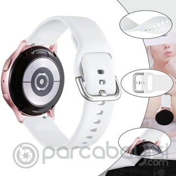 22MM Gear S3 Watch  4 -GT2 GT2E 46MM Kayış Kordon Silikon