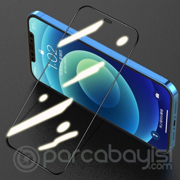 ALLY İPhone 12 Mini 5D Kavisli Full Tempered Cam Ekran Koruyucu