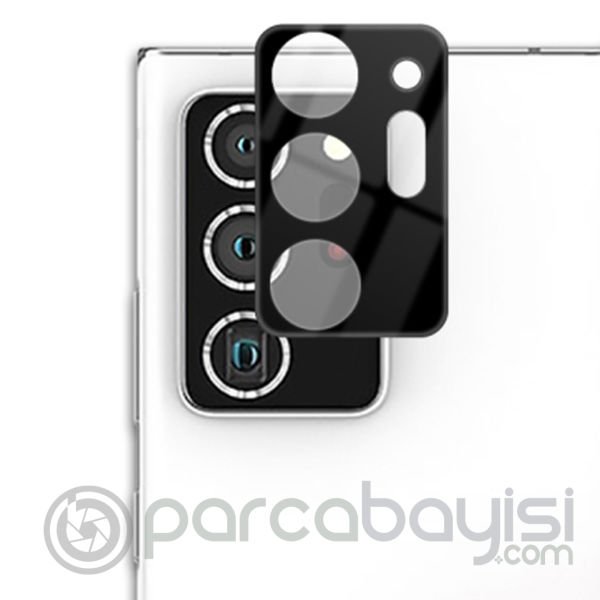 ALLY SM Galaxy Note 20 Ultra HD 3D Tempered Cam Kamera Koruyucu