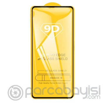 SM Galaxy A72 9D Full Glue Tempered Cam Ekran Koruyucu