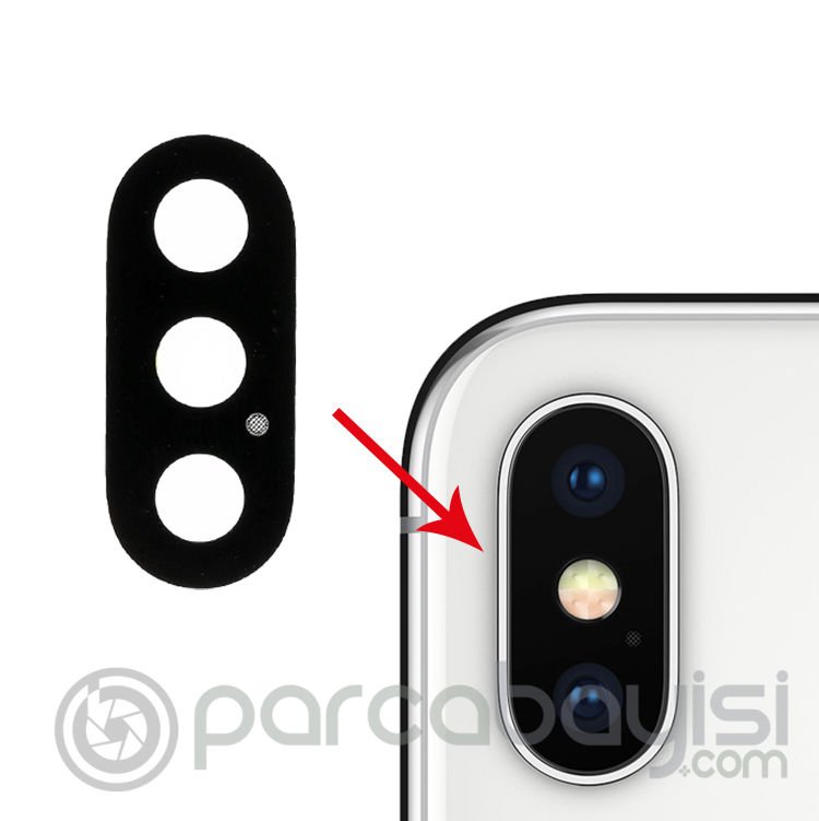 İphone X,Xs Kamera Lens Kapak Camı