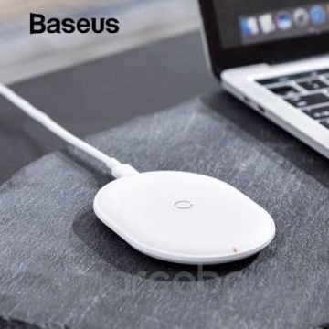 Baseus Cobble 15W wireless Kablosuz Şarj Cihazı İPhone 12-11,XS MAX XR 8