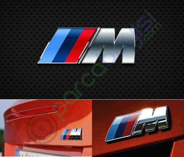 Bmw ///M Bagaj Ve Çamurluk Amblem Logo Sticker Küçük Boy