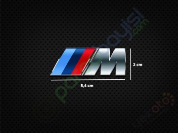 Bmw ///M Bagaj Ve Çamurluk Amblem Logo Sticker Küçük Boy