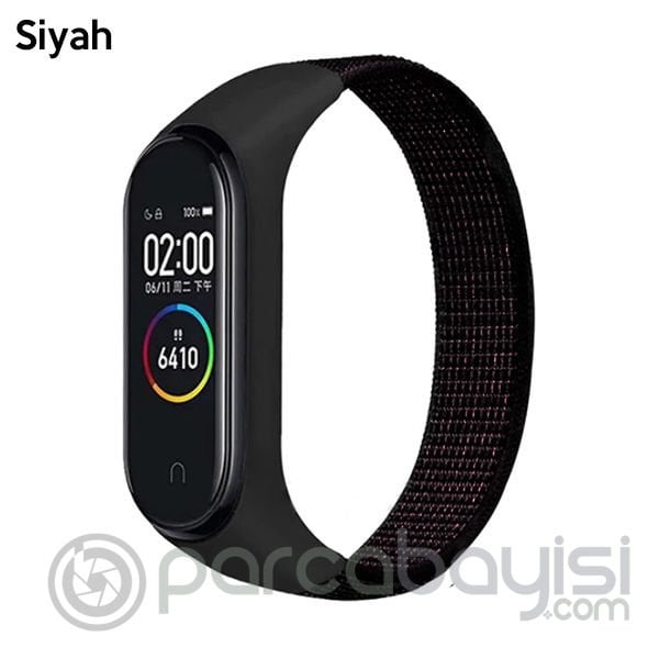 Xiaomi Mi Band 5-4-3  Nylon Kayış Kordon