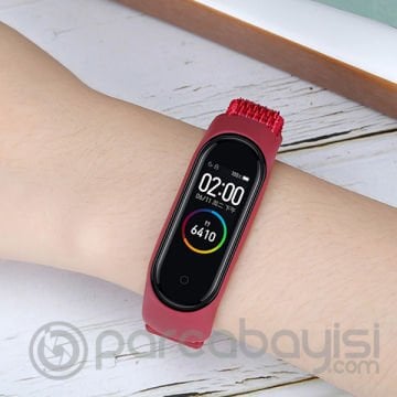 Xiaomi Mi Band 5-4-3  Nylon Kayış Kordon
