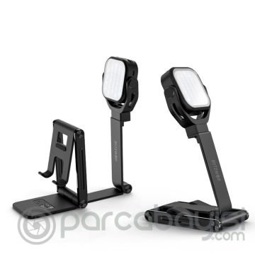 BlitzWolf BW-TS6 Metal Influencer Youtuber Telefon Standlı Canlı Yayın Işığı