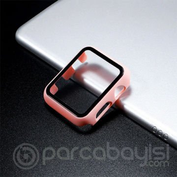 Ally Apple Watch 6-5 4 44mm 360 Derece Koruma Kılıf+Kırılmaz Cam