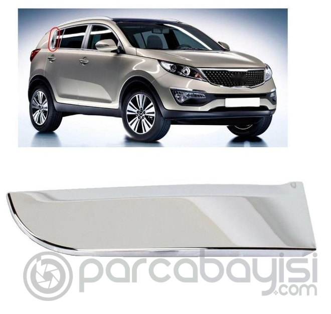 Kia Sportage Arka Kapı Dış Bakaliti Sağ Orjinal | 832803W010