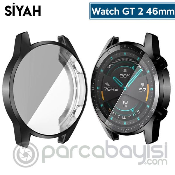 Ally Huawei Watch GT2 46mm 360 Koruma Ultra İnce Silikon Kılıf