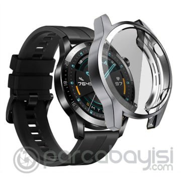 Ally Huawei Watch GT2 46mm 360 Koruma Ultra İnce Silikon Kılıf
