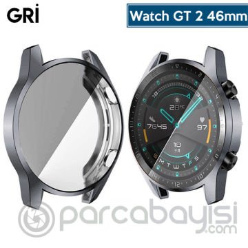 Ally Huawei Watch GT2 46mm 360 Koruma Ultra İnce Silikon Kılıf