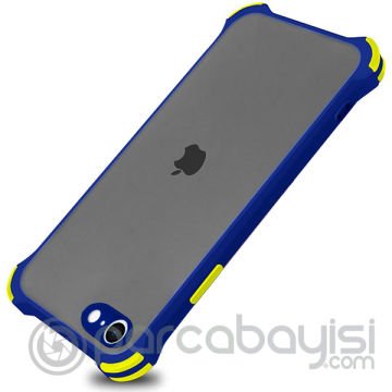 Ally İPhone SE2 2020 İPhone 8-7 Shockproof Kamera Koruma Darbe Emici Kılıf