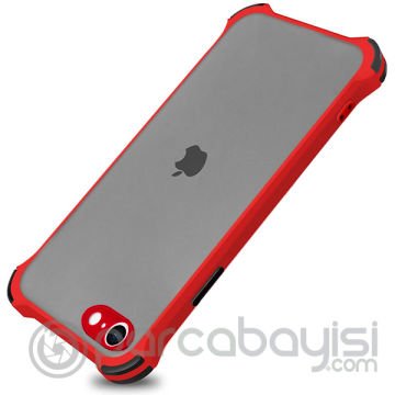 Ally İPhone SE2 2020 İPhone 8-7 Shockproof Kamera Koruma Darbe Emici Kılıf