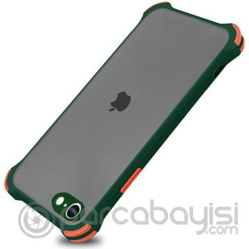 Ally İPhone SE2 2020 İPhone 8-7 Shockproof Kamera Koruma Darbe Emici Kılıf