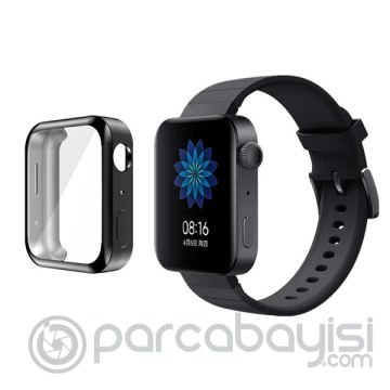 Xiaomi Mi Smart Watch 360 Full Koruma Ultra İnce Silikon Kılıf