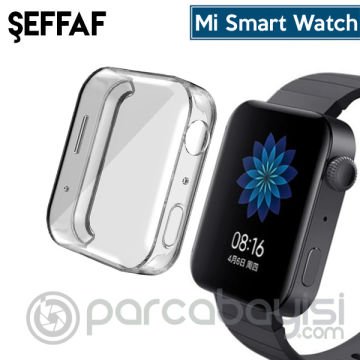 Xiaomi Mi Smart Watch 360 Full Koruma Ultra İnce Silikon Kılıf