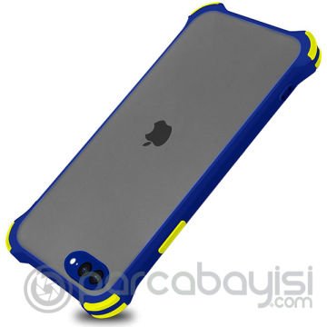 Ally İPhone 8-7 Plus Shockproof Kamera Koruma Darbe Emici Silikon Kılıf