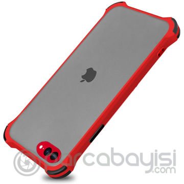 Ally İPhone 8-7 Plus Shockproof Kamera Koruma Darbe Emici Silikon Kılıf