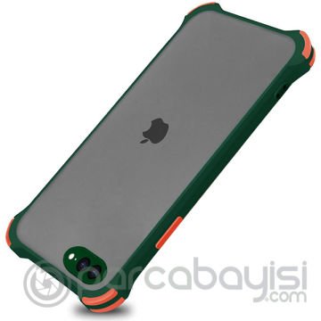 Ally İPhone 8-7 Plus Shockproof Kamera Koruma Darbe Emici Silikon Kılıf