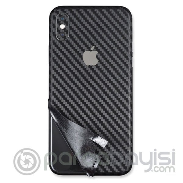 İphone Xr 6.1 Karbon Fiber Kaplama Sticker