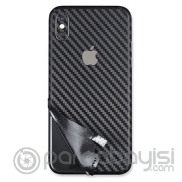 İphone Xr 6.1 Karbon Fiber Kaplama Sticker