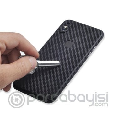 İphone Xr 6.1 Karbon Fiber Kaplama Sticker